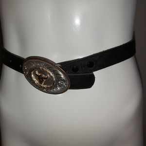 Western Navajo Leather Belt